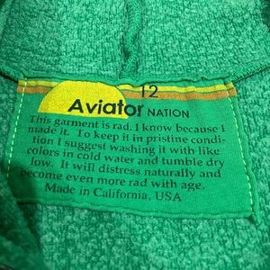 AVIATOR NATION KIDS ZIP UP